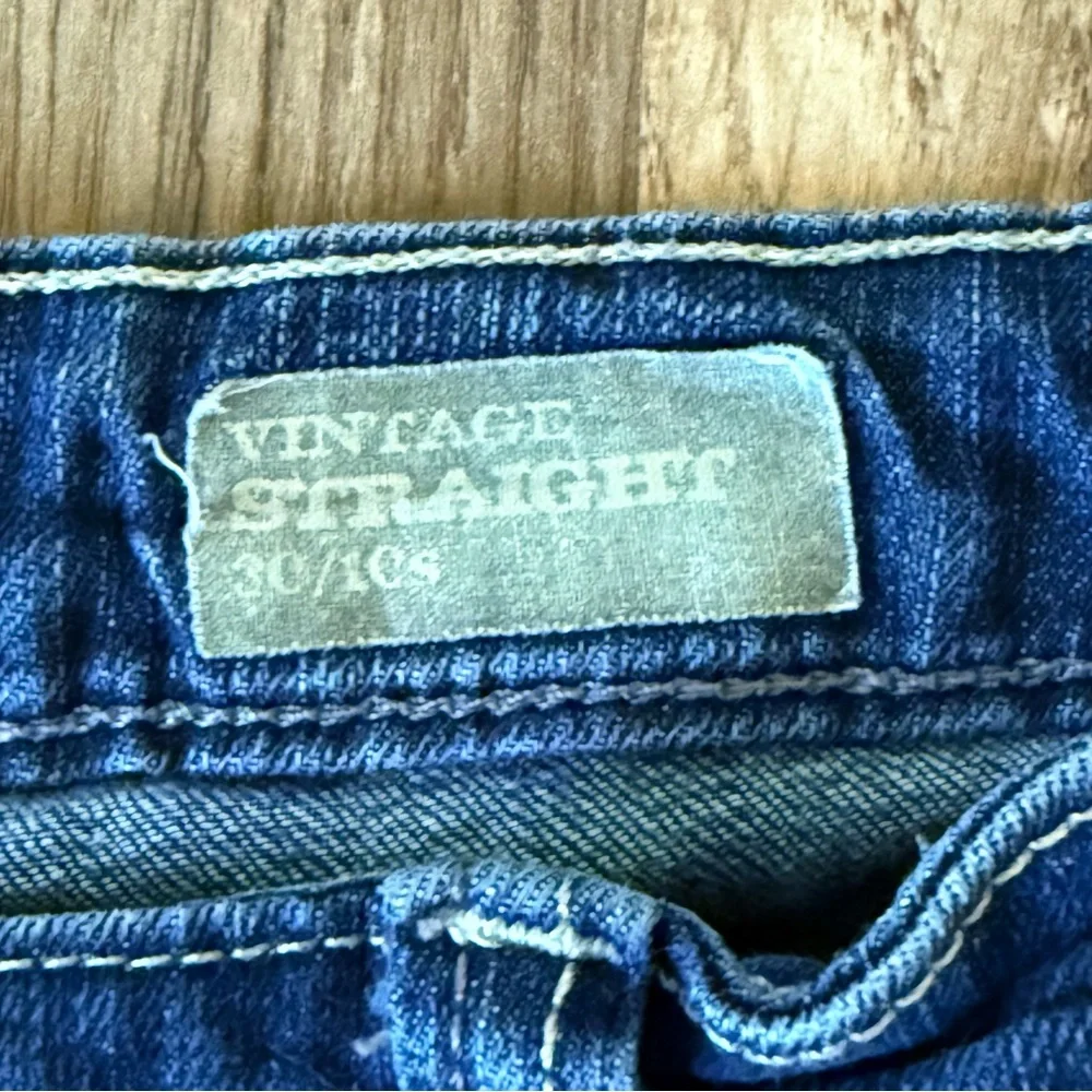 Deep Indigo Straight Leg Jeans